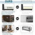 thumbnail image 6 of VINGLI Twin Convertible Futon, Rustic, 6 of 18