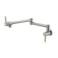 thumbnail image 1 of Kitchen Brass Pot Filler Tap, Wall Mounted Foldable Faucet, Single Cold Single Hole Rose Gold Sink Tap ,Built To Last, 1 of 5