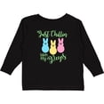 thumbnail image 3 of Inktastic Funny Easter Just Chillin' with My Peeps Boys or Girls Long Sleeve Toddler T-Shirt, 3 of 5