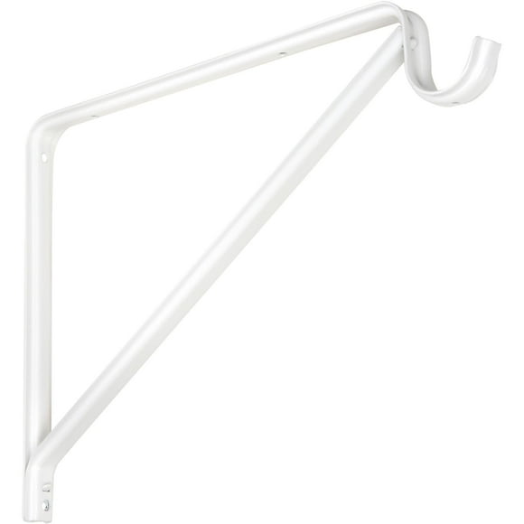 Soporte para repisas y barras NATIONAL N224-501, esmaltado blanco