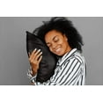 thumbnail image 6 of Blissford Luxury Black Satin Pillowcase with Zipper Closure, Queen 2-Pack, 6 of 7