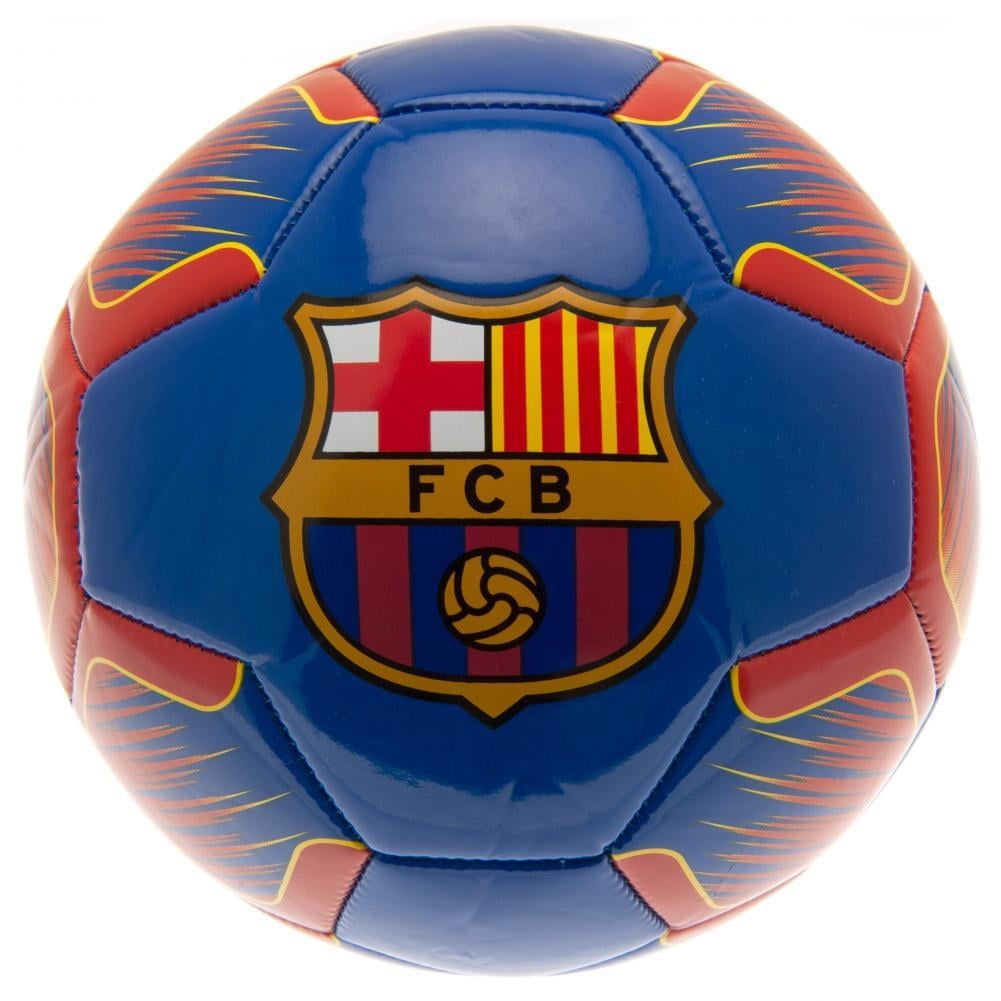Barcelona FC Ball Club Crest 26 Panel Stitched Official Product Football Size 5 