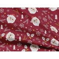 thumbnail image 4 of oneOone Rayon Red Fabric Christmas Diy Clothing Quilting Fabric Print Fabric By Yard 56 Inch Wide, 4 of 6