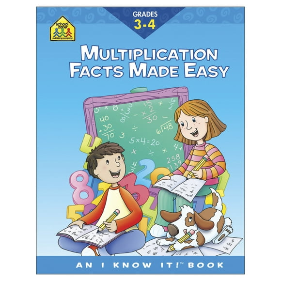 School Zone Multiplication Faits - Grades 3-4