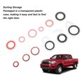 thumbnail image 3 of Air Conditioning System Gasket Seal Kit, Perfect Performance AC Compressor Port Seal Washer Kit  High Strength  for Vehicle, 3 of 7