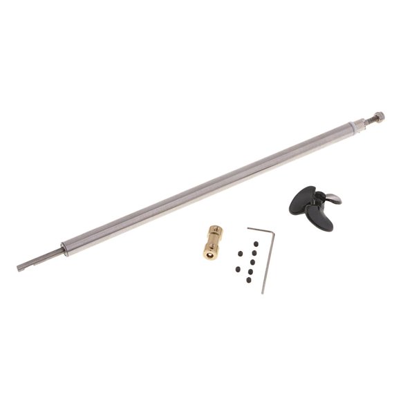 Kit de eje para barco RC: eje de 3 mm, manguito de 250 mm, hélice y junta. Accesorios para bricolaje. 3 mm a 5 mm