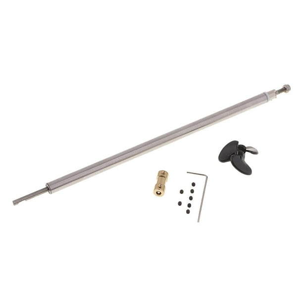 Kit de eje para barco RC: eje de 3 mm, manguito de 250 mm, hélice y junta. Accesorios para bricolaje. 3 mm a 5 mm