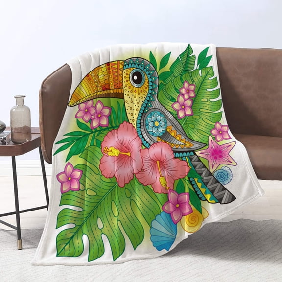 Unique Print Blanket Throw Comfortable Warm Velet Plush Fluffy Throw Blanket Perfect Gift for Couch Sofa or Bed 50"(Width) x 80"(Length)