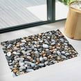 thumbnail image 4 of Simulation Stone Wall Stickers, Stylish Bathroom Floor Decals, Non-slip Self-adhesive, Modern Geometric Design, for Home Decor, Easy Installation, Durable Vinyl Material, for Living, Ihhxbz, 4 of 7