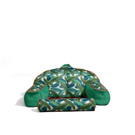 Big Joe Lazy Lounger  Green Tropical Palm Float for Pool