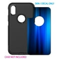 thumbnail image 2 of DistinctInk Custom SKIN / DECAL compatible with OtterBox Commuter for iPhone XR (6.1" Screen) - Bright Blue Curtain, 2 of 5
