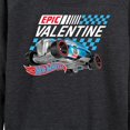 thumbnail image 3 of Hot Wheels - Valentine's Epic - Ladies French Terry Long Sleeve Shirt, 3 of 5