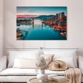 thumbnail image 2 of Elephant Stock Vancouver Waterfront Skyline Wall Art - Horizontal Canvas Wall Art - Living Room Wall Decor - Places Canvas - Teal And Gray Decor - 48" x 32", 2 of 8