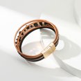 thumbnail image 5 of SUSHANG Irregular Magnetic Clasp Bracelet Women Leather Cuff Bracelet Set Multilayer Wrap Bracelet Irregular Gravel Bracelet Clasp Bracelet, 5 of 5