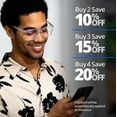 thumbnail image 5 of Readerest blue-light-blocking-reading-glasses-black-0-75-magnification, 5 of 6