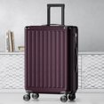 thumbnail image 3 of 2 Piece Luggage Sets with Wheels, Hardside PC + ABS Suitcase (20+28"),Red, 3 of 6