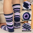 thumbnail image 5 of KOITHOT 6 Pack Men Fuzzy Socks Warm Winter Soft Fluffy Cozy Slipper Fleece Socks for Men, 5 of 9
