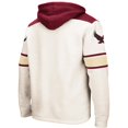 thumbnail image 3 of Men's Colosseum Cream Boston College Eagles 2.0 Lace-Up Pullover Hoodie, 3 of 4
