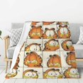 thumbnail image 3 of Manta de franela suave y cómoda de Garfield, ligera y cálida, ideal para sofá cama de 152 x 127 cm., 3 of 8