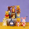 thumbnail image 1 of 10 pcs Disney Anime Figure Winnie the Pooh Beggar Teddy Bear Birthday, 1 of 5