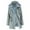 Gray, variant on Women's Mid-length Trench Coat, Water-repellent, Detachable Hooded Jacket Black L