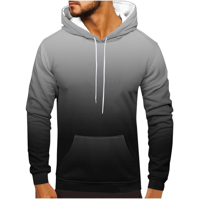 QIPOPIQ Sportswear Men's Pullover Club Hoodie Clearance