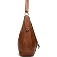 thumbnail image 3 of CoCopeaunts Hobo Tote Bag for Women Top Handle Handbag PU Leather Shoulder Bag Large Capacity Crossbody Bag Tassel Zip Satchel, 3 of 7