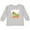AC-Heather Grey, variant on Inktastic Rawr I'm 2 Baby Tyranosaurus Rex Boys or Girls Long Sleeve Toddler T-Shirt