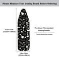 thumbnail image 5 of HELLHERO Music notes 15" x 54" Ironing Board Cover, 3 Pairs of Hook and Loop Fastener Straps,Elastic Edges, Iron Board Cover with Scorch Resistant Thick Padding, 5 of 5