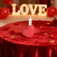 thumbnail image 6 of Red Heart Shaped Ceramic Candlestick Holders,Candle Holders for Dinning Wedding Party Table Centerpieces Home Decoration, 6 of 7
