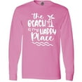 thumbnail image 3 of Inktastic Spring Break the Beach is My Happy Place Long Sleeve T-Shirt, 3 of 5