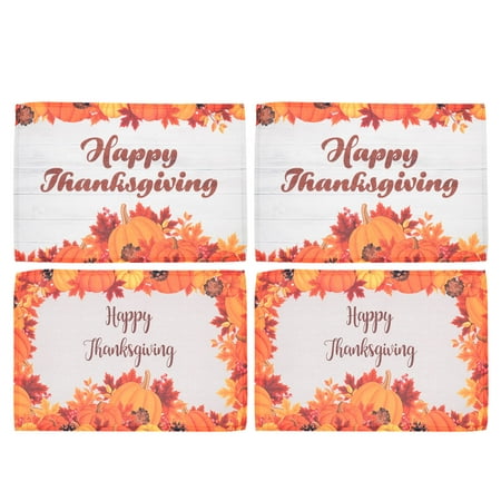 

Table Thanksgiving Placemats Placemat Mat Harvest Autumn Decor Tablemats Maple Leaves Fall Dining Rustic Halloween