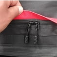 thumbnail image 2 of 30L Red Bicycle Rear Rack Bag with 2 Side Pockets, Oxford Cloth Water-Resistant Double Saddle Pannier for Mountain Bikes, Adjustable Fit, Reflective Strips for Night Visibility, Easy Install/Remove, 2 of 7