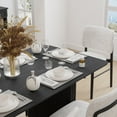 thumbnail image 3 of Dovelina 79” Rectangular Dining Table for 6, Black, 3 of 9