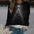 thumbnail image 2 of asdoklhq Christmas Pullover Sweaters for Women Long Sleeve Hoodless Christmas Printed Casual Warm Sweatshirt Multicolor M, 2 of 6