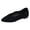 Black, variant on Ladies Pointed Toe Ballet Flats Retro Suede Upper Slip On Lightweight Barefoot Shoes Comfortable Non Slip Walking Footwear