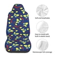 thumbnail image 5 of Yiaed Lemons And Chili Print Car Seat Covers,Universal Auto Seats Protector Fits for Car,SUV Sedan,Truck,Automotive Seat Covers & Accessories(Two packs), 5 of 7