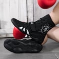 thumbnail image 6 of New Arrival Men'S Plus Size High-Top Professional Training Anti-Slip Cushioned Wrestling Shoes Durable Boxing Shoes, 6 of 7