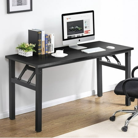 Office Desk No Assembly Required computer desk tribesigns 57 inch folding office desk Office Desk No Assembly Required computer desk tribesigns 57 inch folding office desk