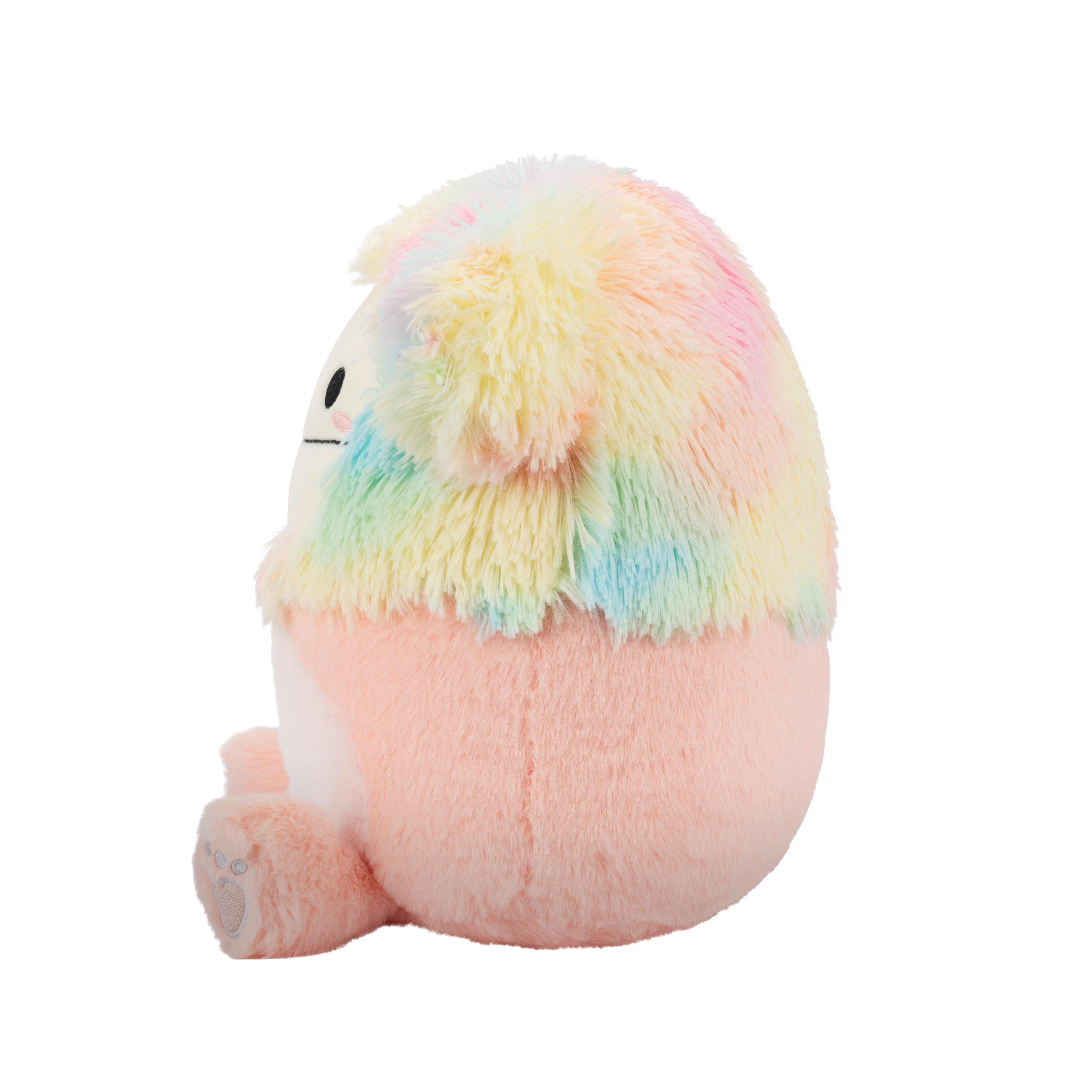 Squishmallows FuzzAMallow Official 12 inch Diane the Bigfoot with Rainbow Hair - Child's Ultra Soft Plush Toy