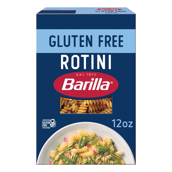 BARILLA Gluten Free Rotini Pasta, Gluten Free Pasta Made with 2 Ingredients, 12oz.