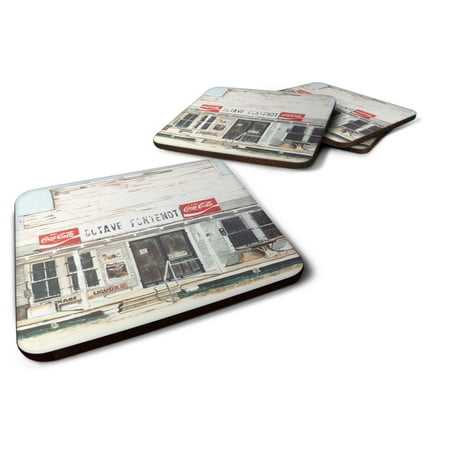 

Carolines Treasures 8111FC Octave Fontenot Foam Coaster Set of 4 3 1/2 x 3 1/2 multicolor