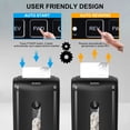 thumbnail image 5 of Paper Shredder 18 Sheet Crosscut P4 Security Level Shreds Paper Credit Card with 8 Gallon Pullout Bin Heavy Duty Jam Proof for Home Office, 5 of 5