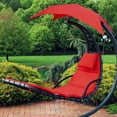 thumbnail image 2 of Sunnydaze 27" x 88.5" Red Outdoor Hanging Lounge Chair Replacement Cushion, 2 of 7