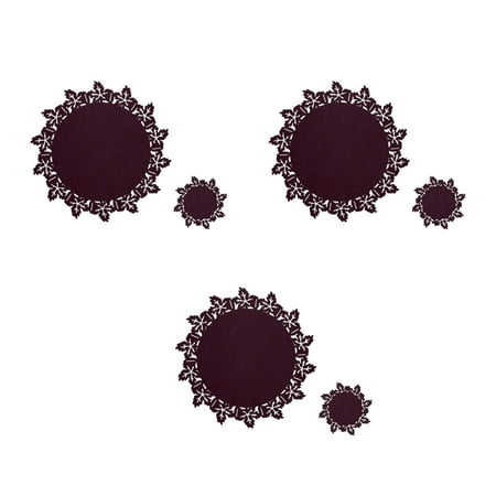 Irregular Felt Irregular Mats Nonslip Dinning Table Protectors for Home Use