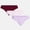 Delicate Pink / Sweet Violet / Plum Candy w Lace, variant on No Boundaries Cotton and Pointelle Thong Panties, 3-Pack, Women's XS-XXXL