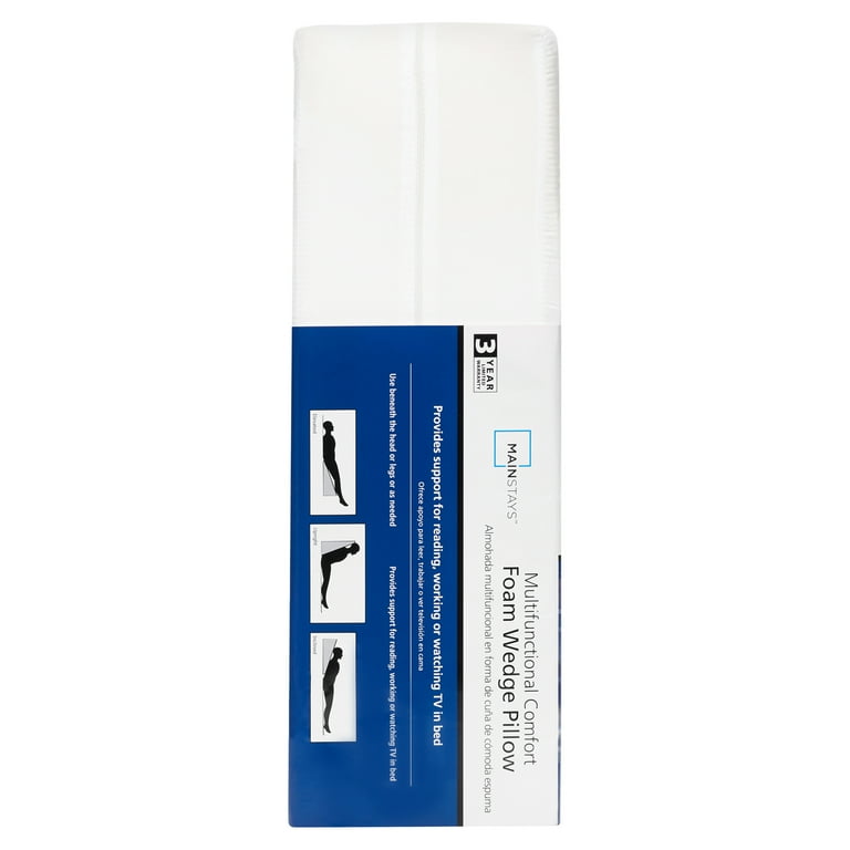 Mainstays Foam Bed Wedge Pillow 1 Each Walmart