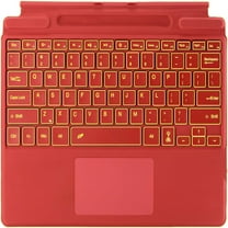 GJX Wireless Bluetooth Keyboard for Surface Pro - Type-C Interface with Colorful Backlight