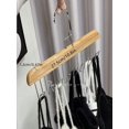 thumbnail image 4 of 1pc multifunctional wooden hanger for underwear, belts, ties and vest storage, drying, hanging and organizing wardrobes, student dormitories and homes, 4 of 4