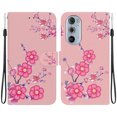 thumbnail image 2 of Compatible with Motorola Moto Edge 30 Pro Flower Painted PU Leather Wallet Case with Card Slots Cover, 2 of 5